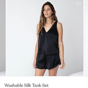 Lunya silk sleep set